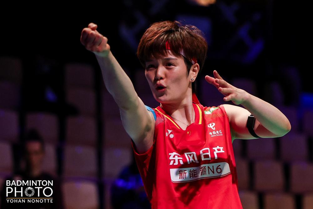 2026年汤尤杯 尤杯半决赛：王祉怡六连胜山口茜，为国羽拿下首分王祉怡21比23