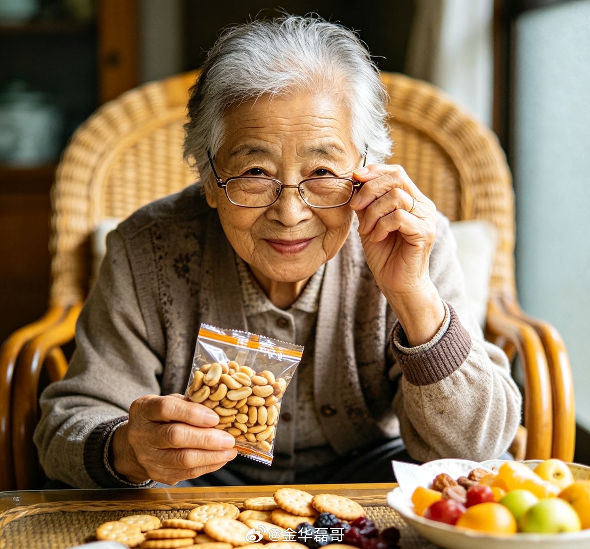 报告称老人每天吃零食比例远超90后现在的老人也不像以前那样了，反而越活越通透，现