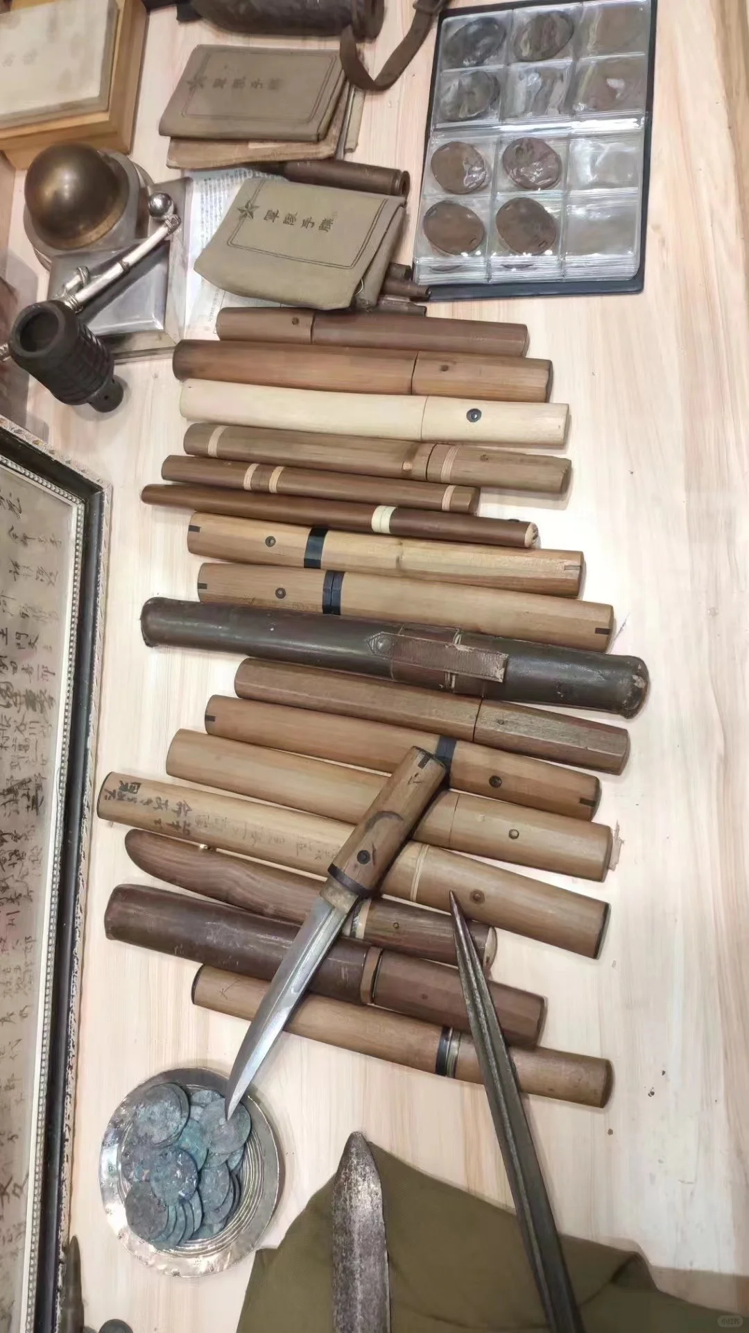 本馆藏品：鬼子战争末期神风送死队小刀