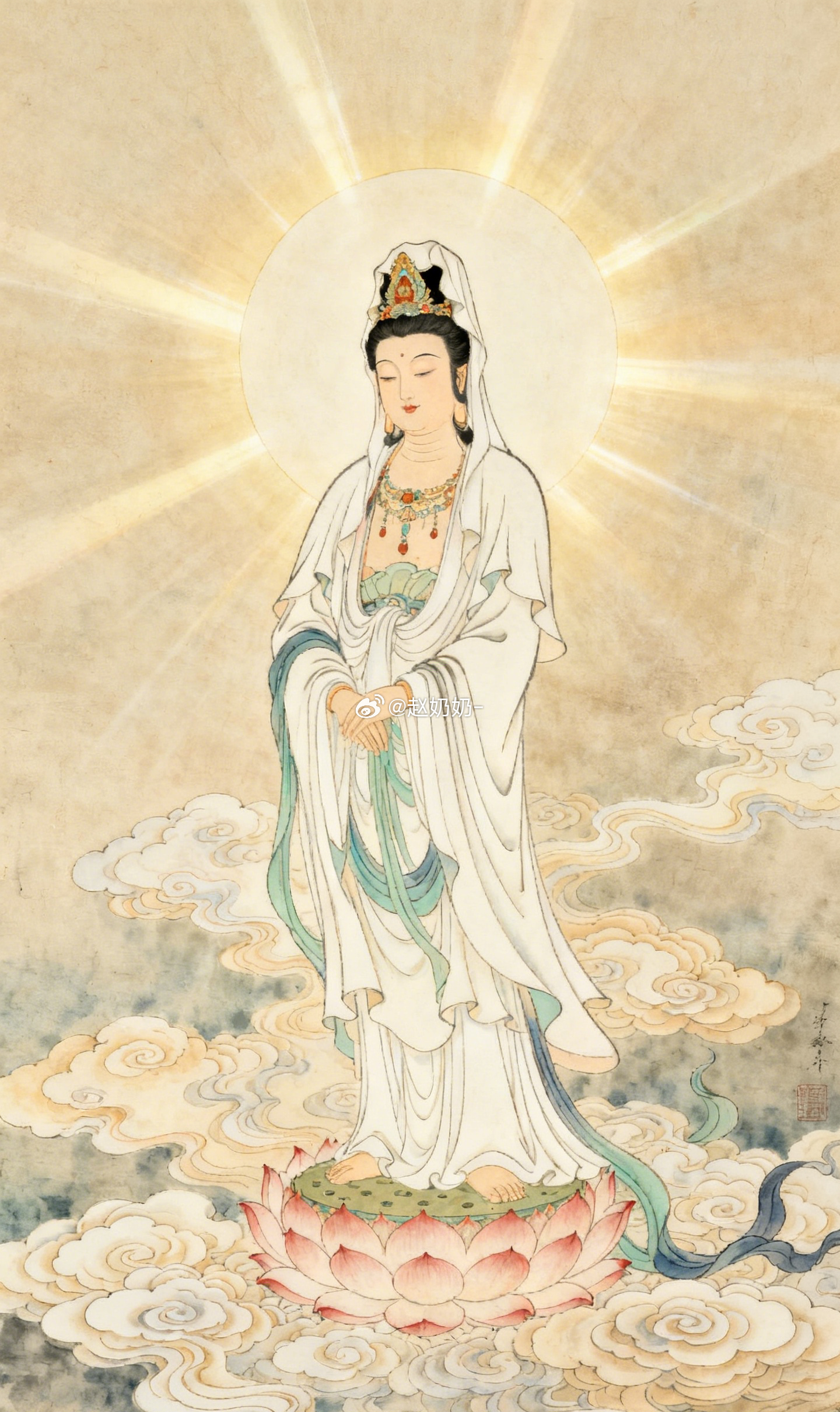 以欢喜心种善因，以平常心纳福果。祈愿菩萨加持，让所有不期而遇的善良，都能开出平安