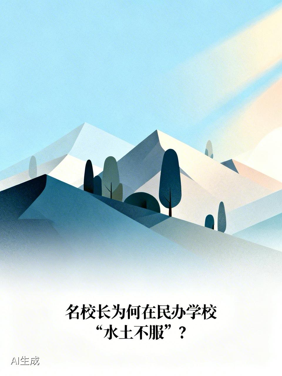 名校长为何在民办学校“水土不服”？
干了多年民办教育，我见过不少“名校长”：从重