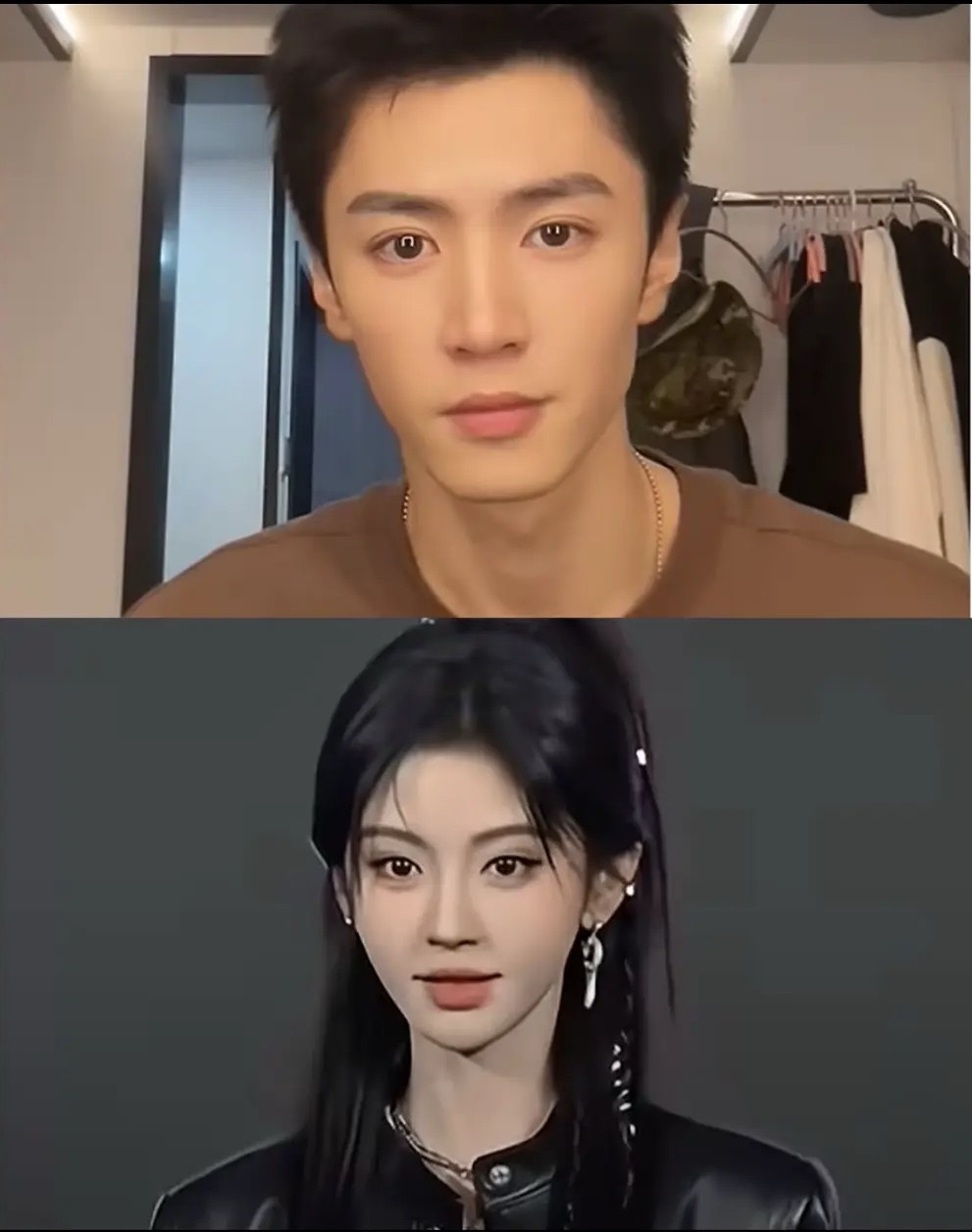 连嘴巴都那么像，1：1复刻吗？你别说，你还真别说，好有夫妻相。 ​​​