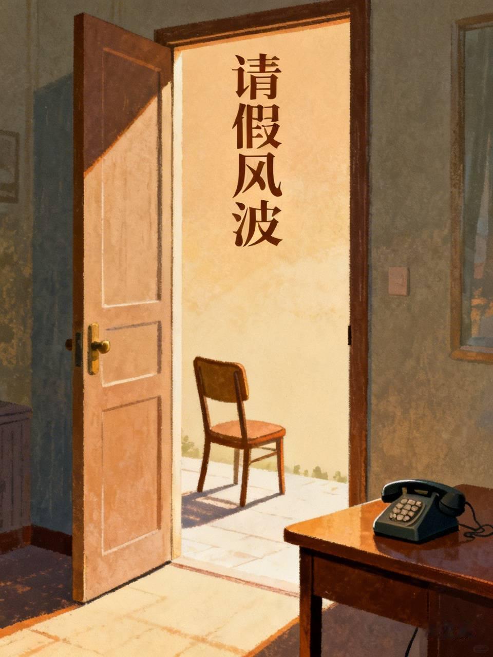 说谎比赛：我向老板请一天假，借口是要去参加妹妹的婚礼。老板让我在门外稍等片刻。过