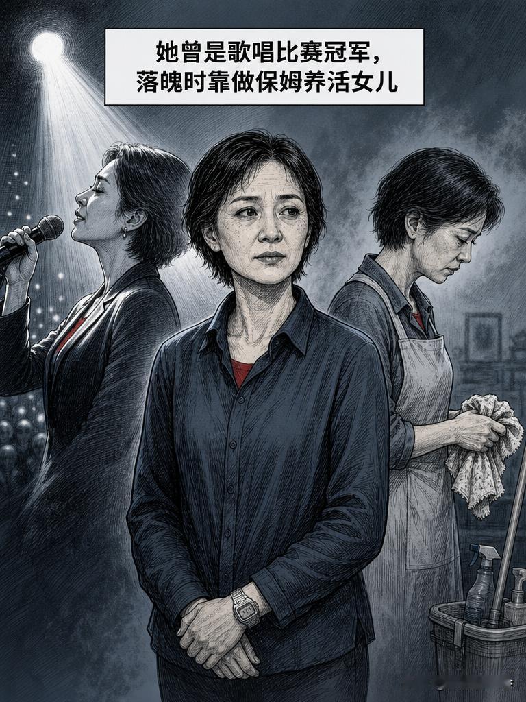 她曾是歌唱比赛冠军，落魄时靠做保姆养活女儿

没人能料到，改变她一生命运的竟