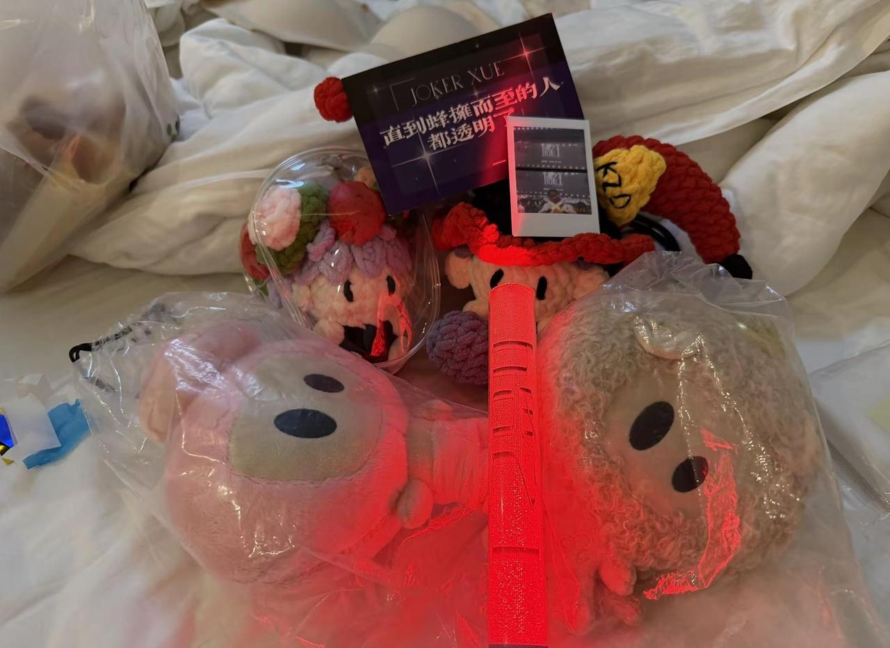 离场两个小时不到 我真的又拉稀了，广州站也拉了@薛之谦 应援小物