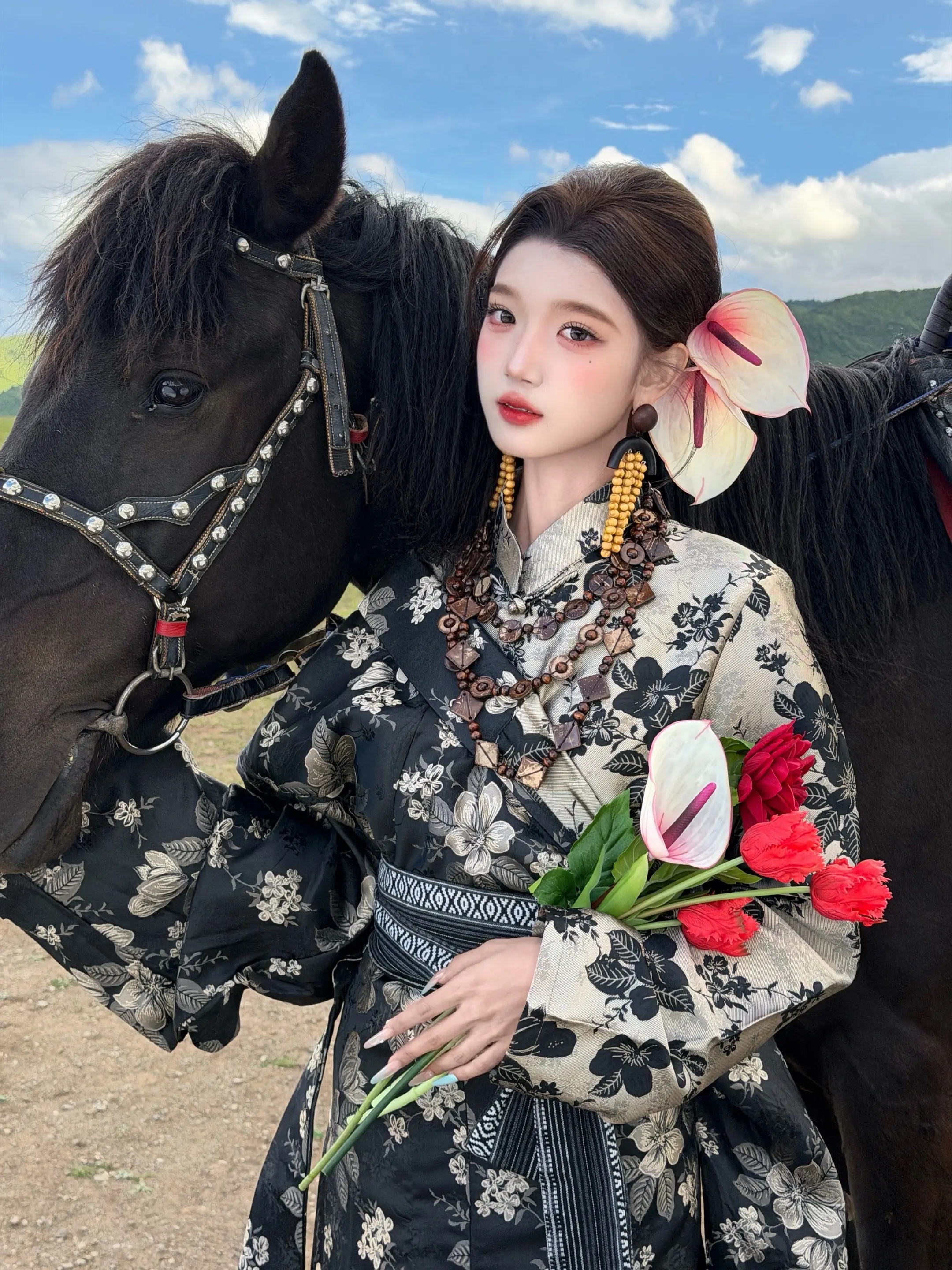 香格里拉 香格里拉写真 云南写真 藏族 少数民族服饰魅力