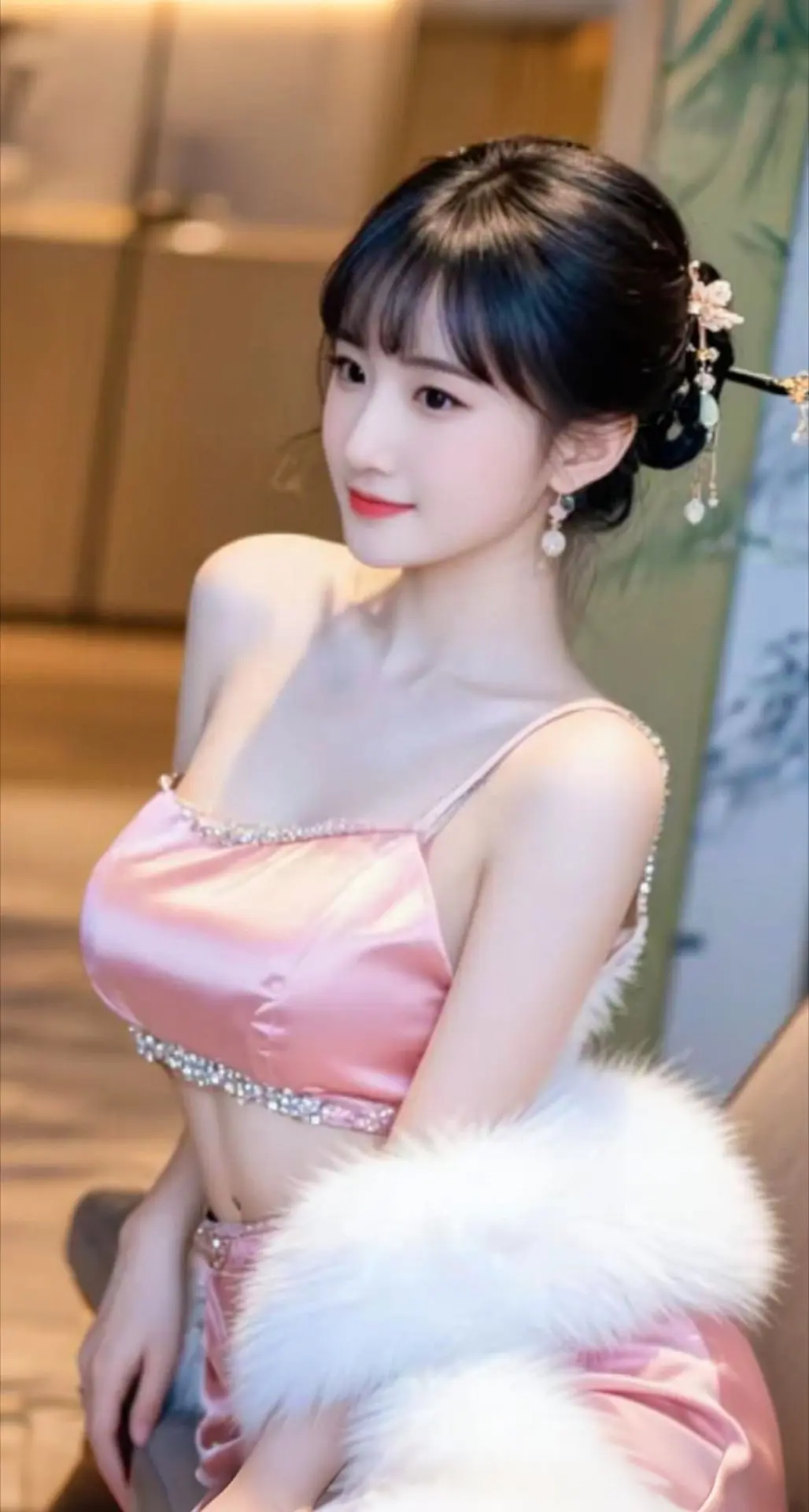 AI扩图 AI粉漾奢华写真 ai创作
