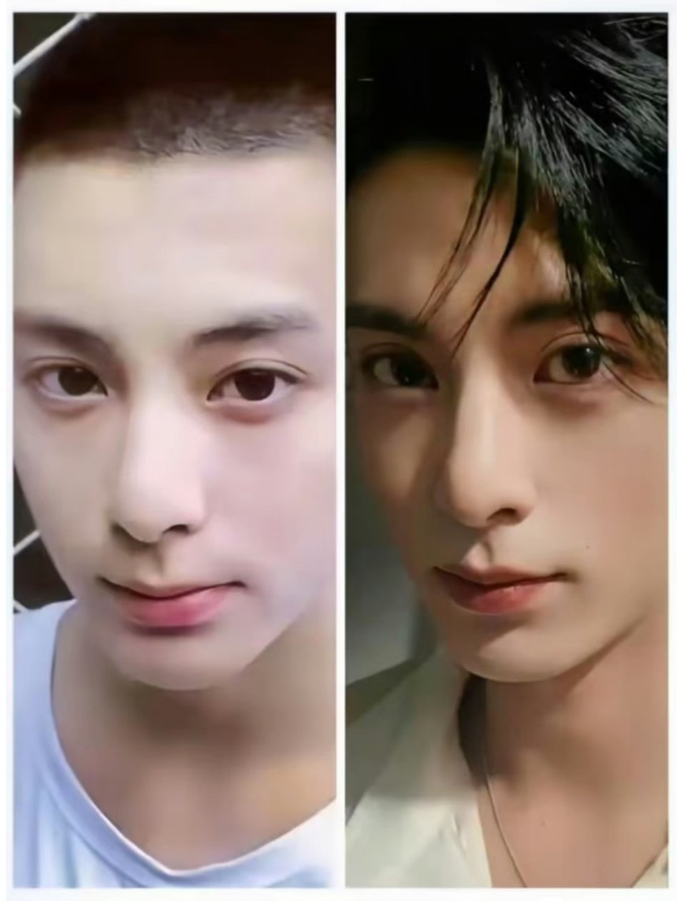 王鹤棣 从小帅到大的，这个大双，美极 