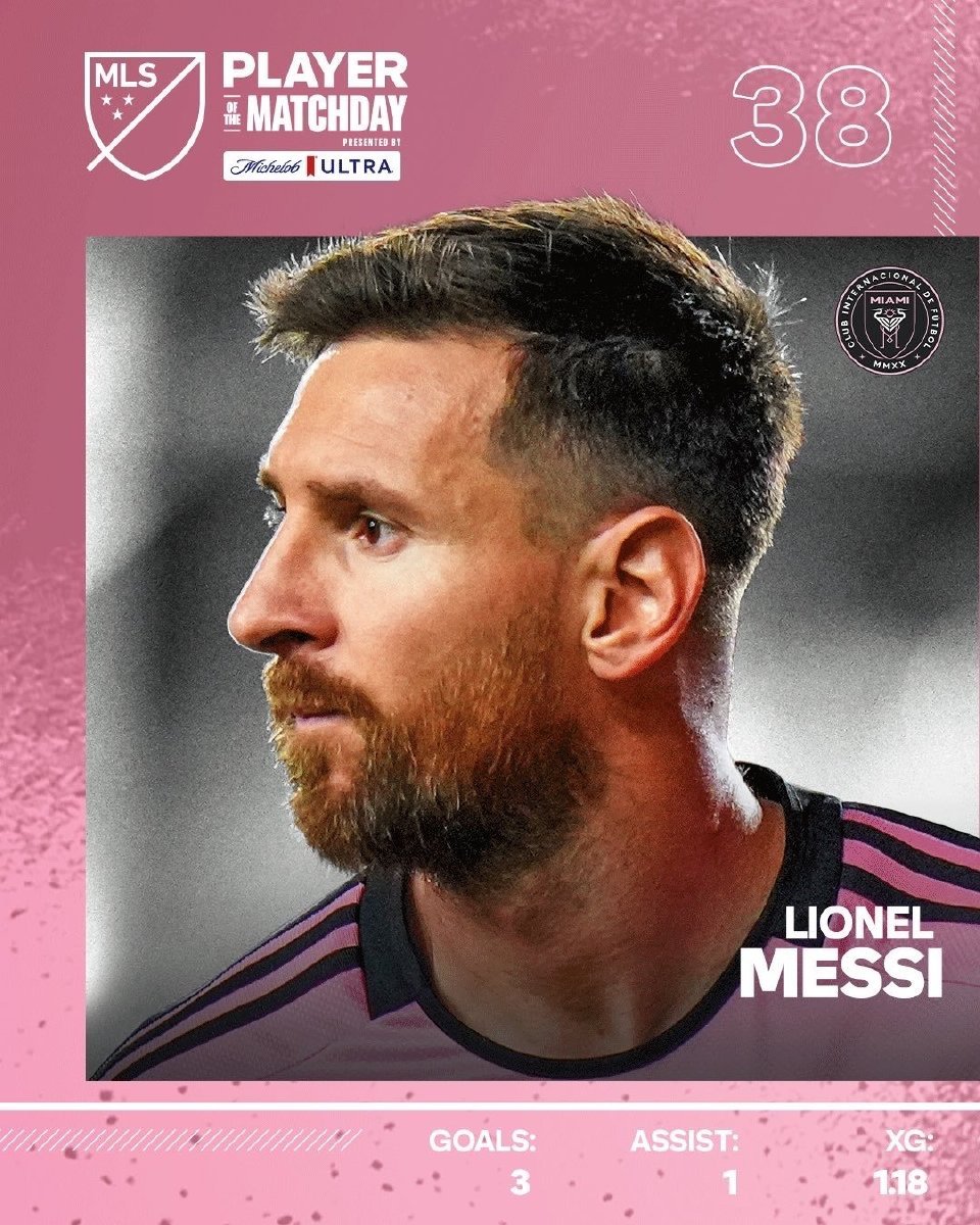 【2024 年 MLS MVP 即将到来🐐😆🤩】🚨官方：莱昂内尔·梅西当