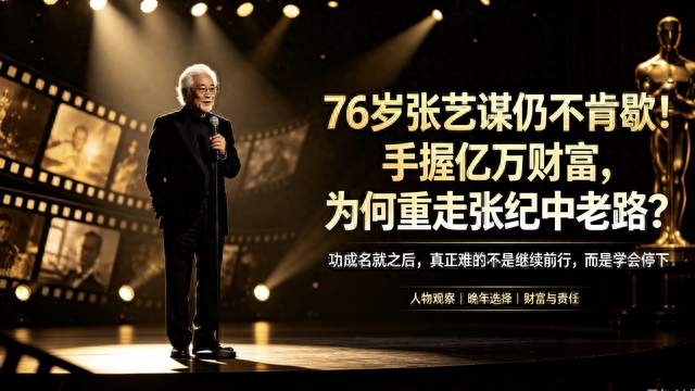 76岁张艺谋仍不肯歇！手握亿万财富，为何重走张纪中老路？