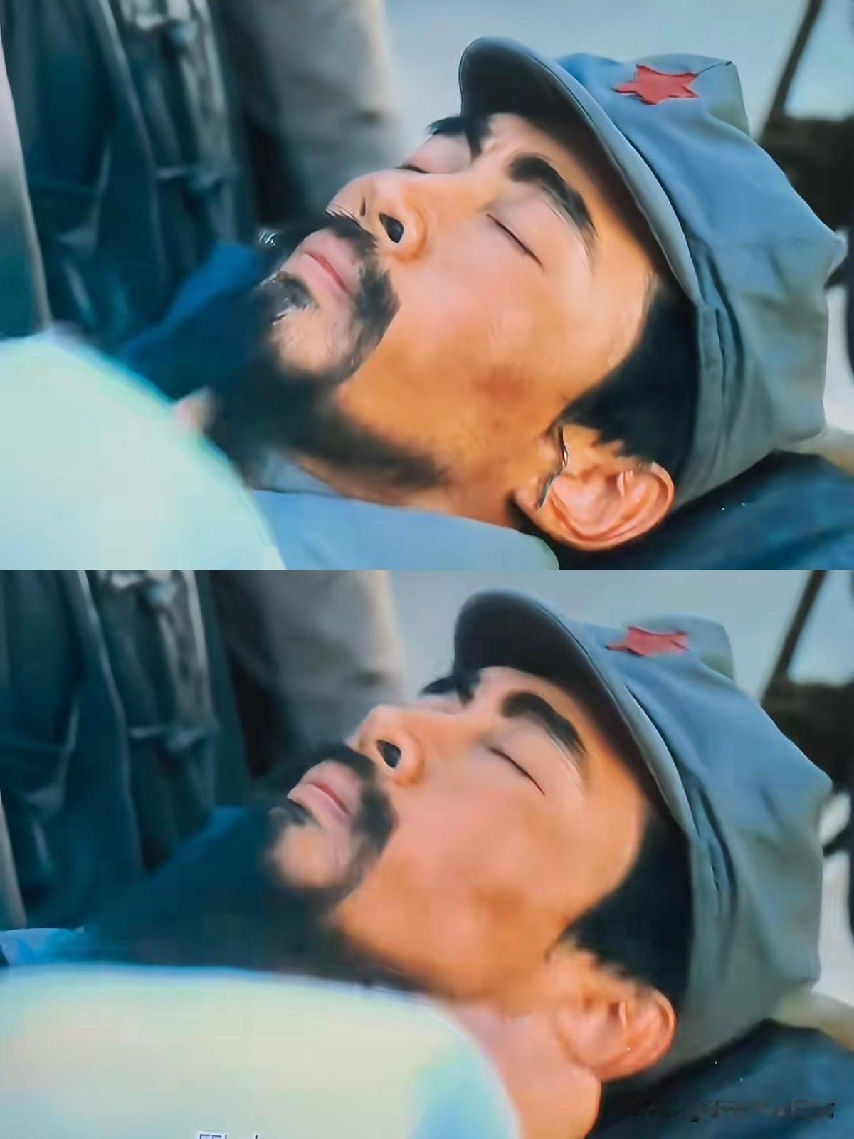 伟大的长征：果然姜还是老的辣，曹磊还得是你呀！一条长长的蜈蚣，就在他耳朵边上爬。