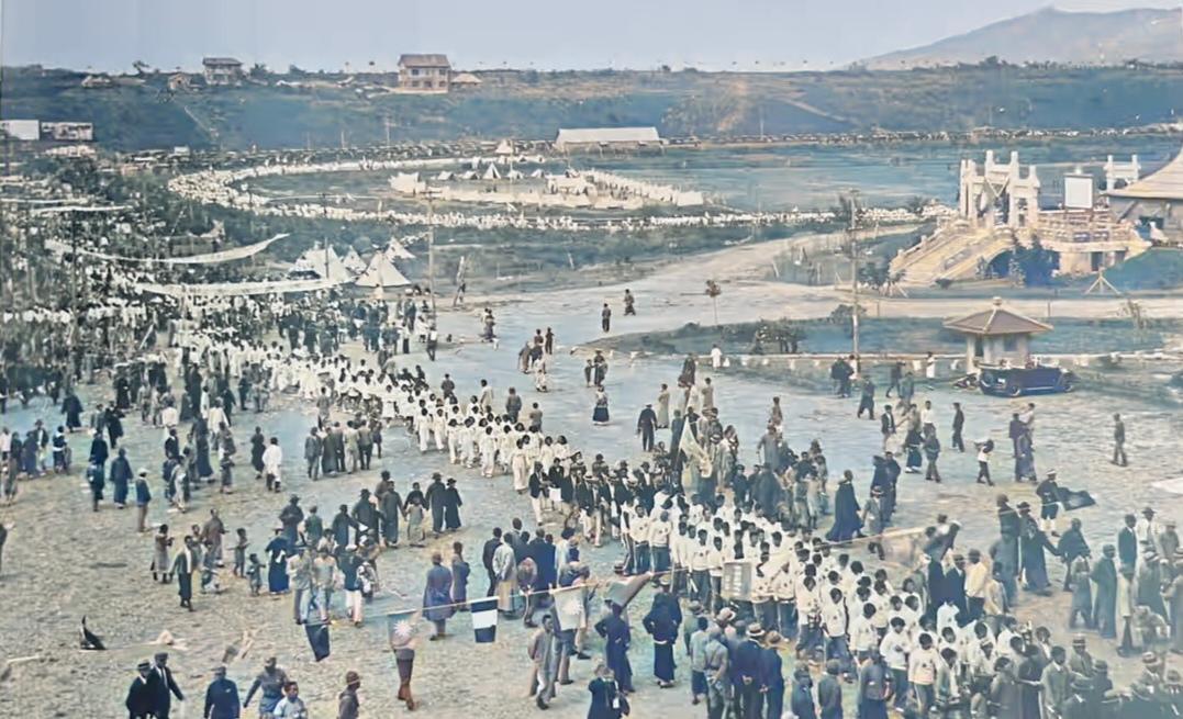 该组照片为1933年10月10日至20日“第五届全国运动会”在“首都南...