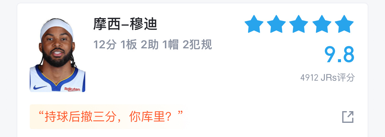 不错不错，连续三场三分回暖！👍🏻期待下场打热火表现，加油！