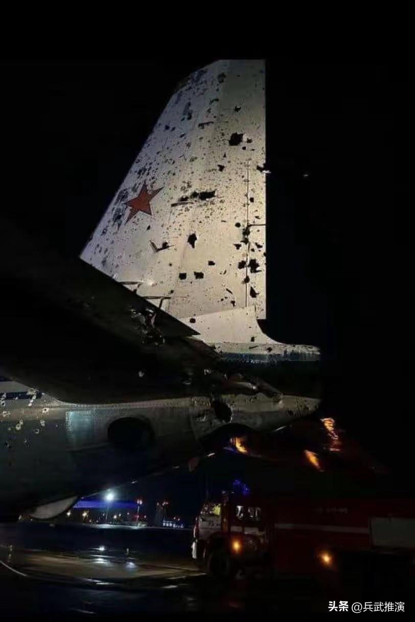 2024年1月14日受到攻击成功迫降回机场的伊尔22飞机现已修复重返特别军事行动