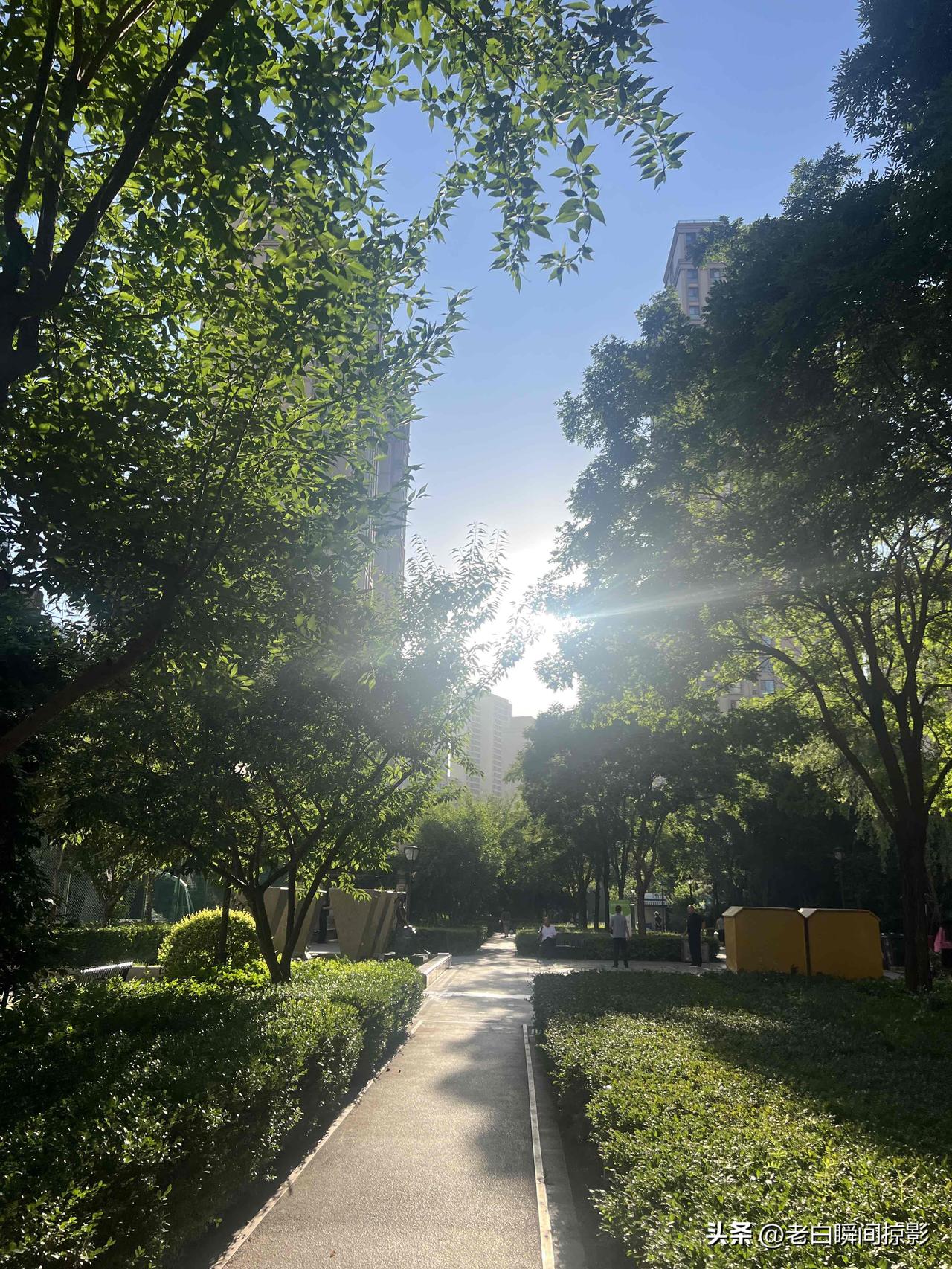 分享一张相册里随手拍的夏日天空夏日的天空🌌，朗照的阳光，不是风景亦是风景，总是