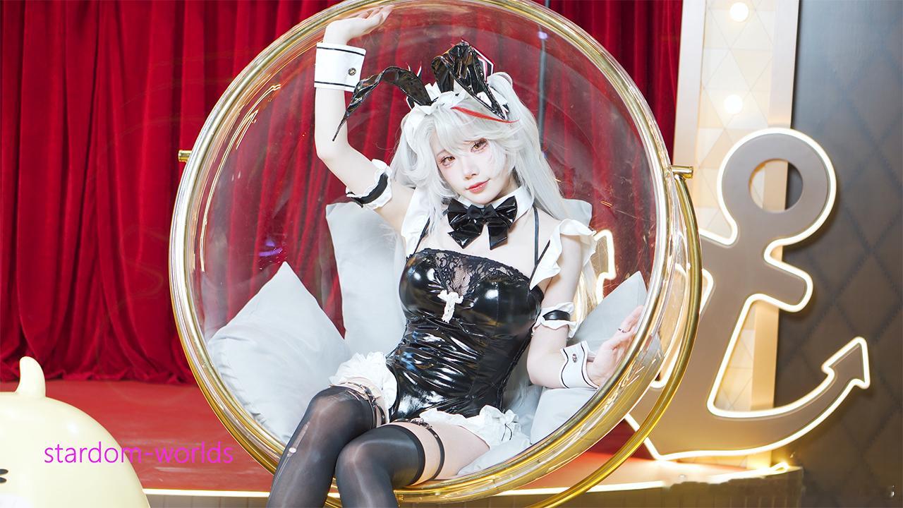 萤火虫漫展37th 碧蓝航线 欧根亲王兔女郎 cos 天夫人 