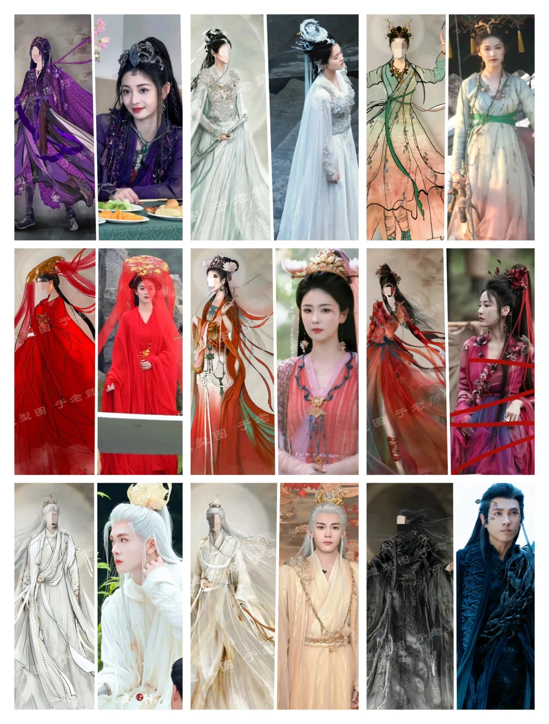 中式古典仙侠，真人比设计稿好看多了