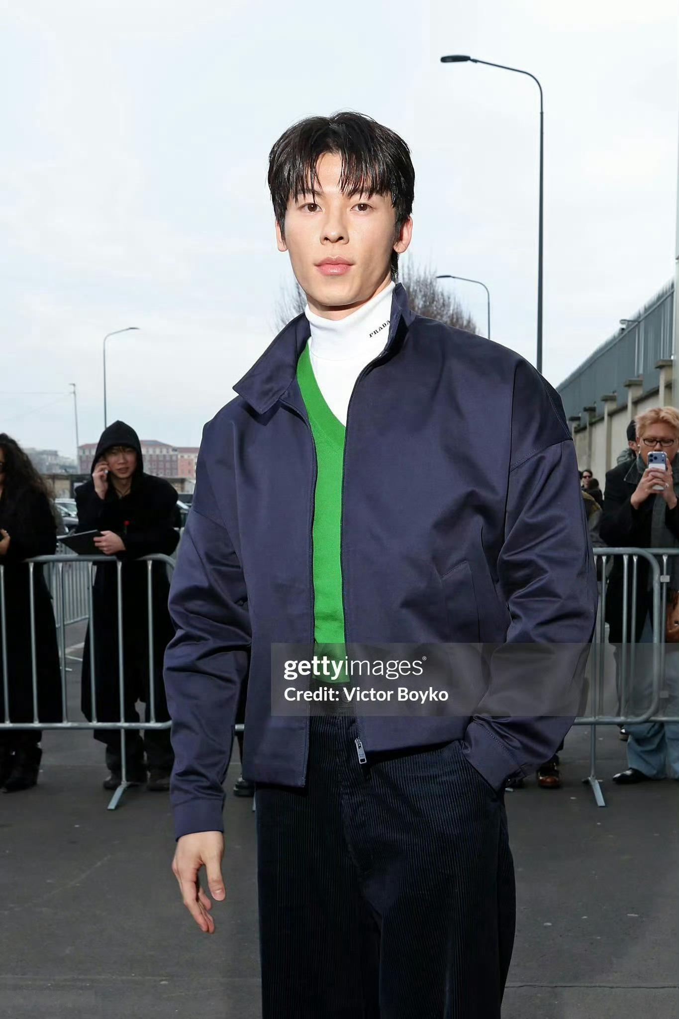 许光汉✖️PRADA 2026秋冬男装大秀G社生图 ❤️🔥❤️🔥❤️🔥 米