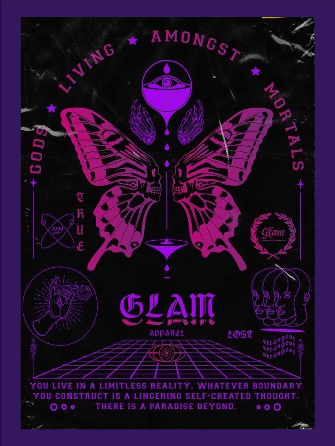 ✝️PURPLE风格化海报分享｜审美提升“紫丁香一生宣布，醒的目的是做梦” ​​