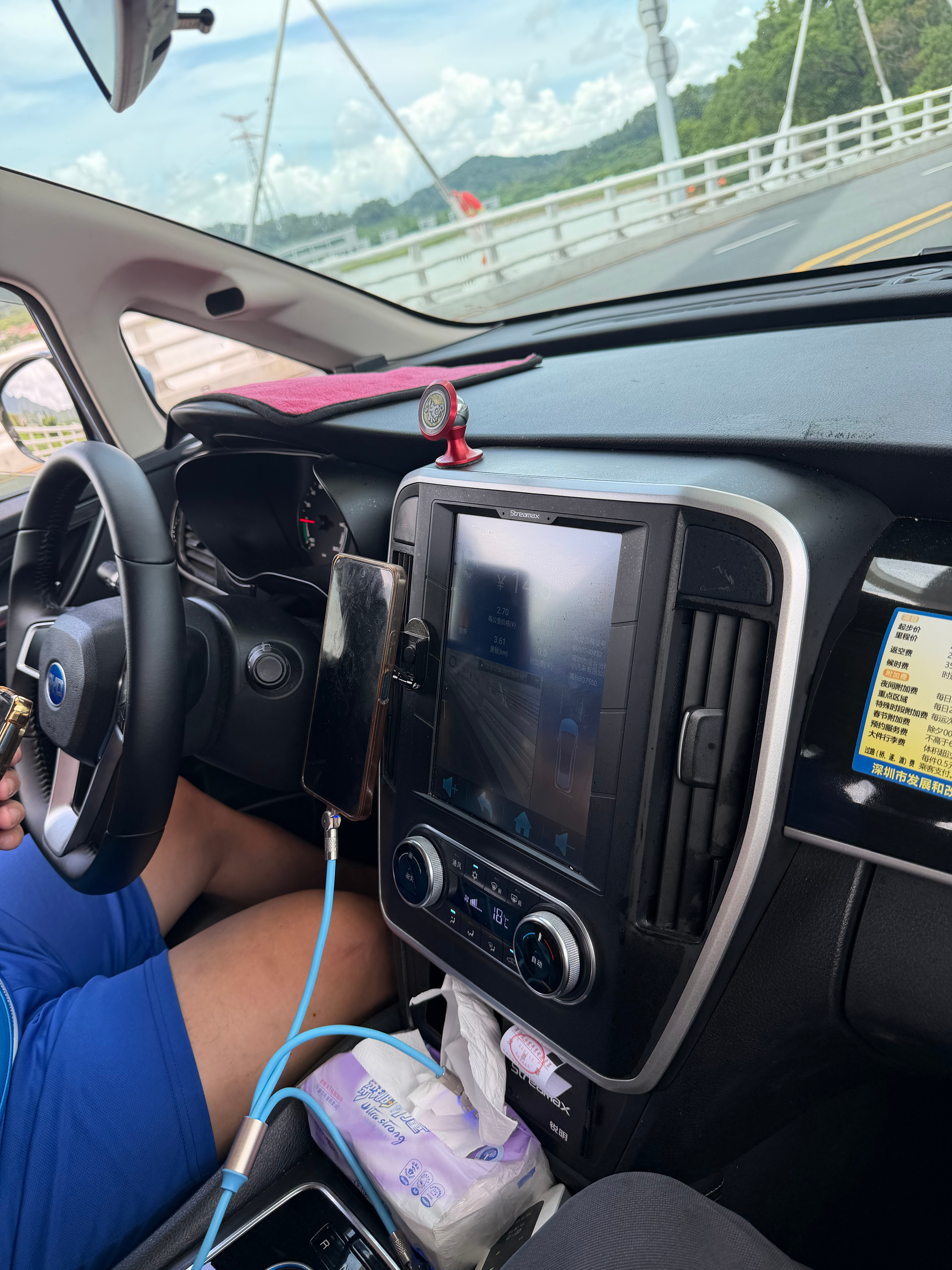 打了个出租车开车门就吓到我了，车里一股子的酸臭味，感觉是汗渍掺夹人身上那种好多天
