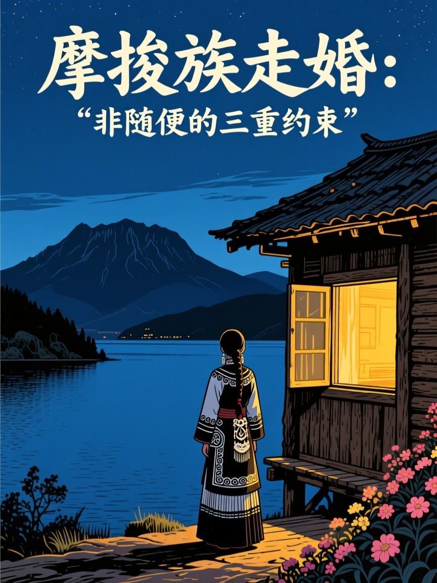 走婚绝非滥情，它建立在长期稳定的情感基础上，且受家族道德约束。摩梭人追求的是剥离