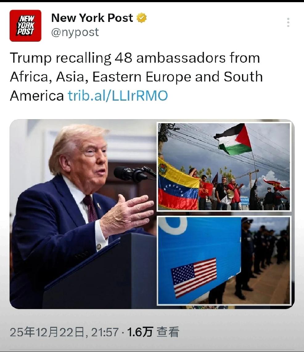 美国：外交公司化
     个人观点：这是美国外交的特朗普公司化改造。很明显，特