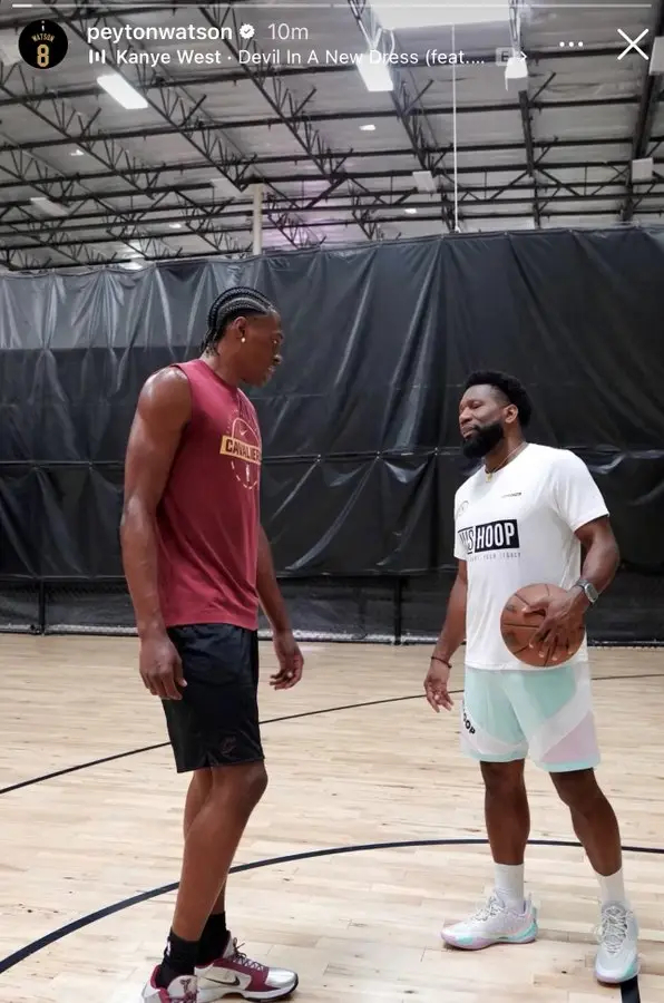 训练不停！沃特森上身骑士队训练服进行训练🏀克利夫兰骑士[超话]骑士nbanba