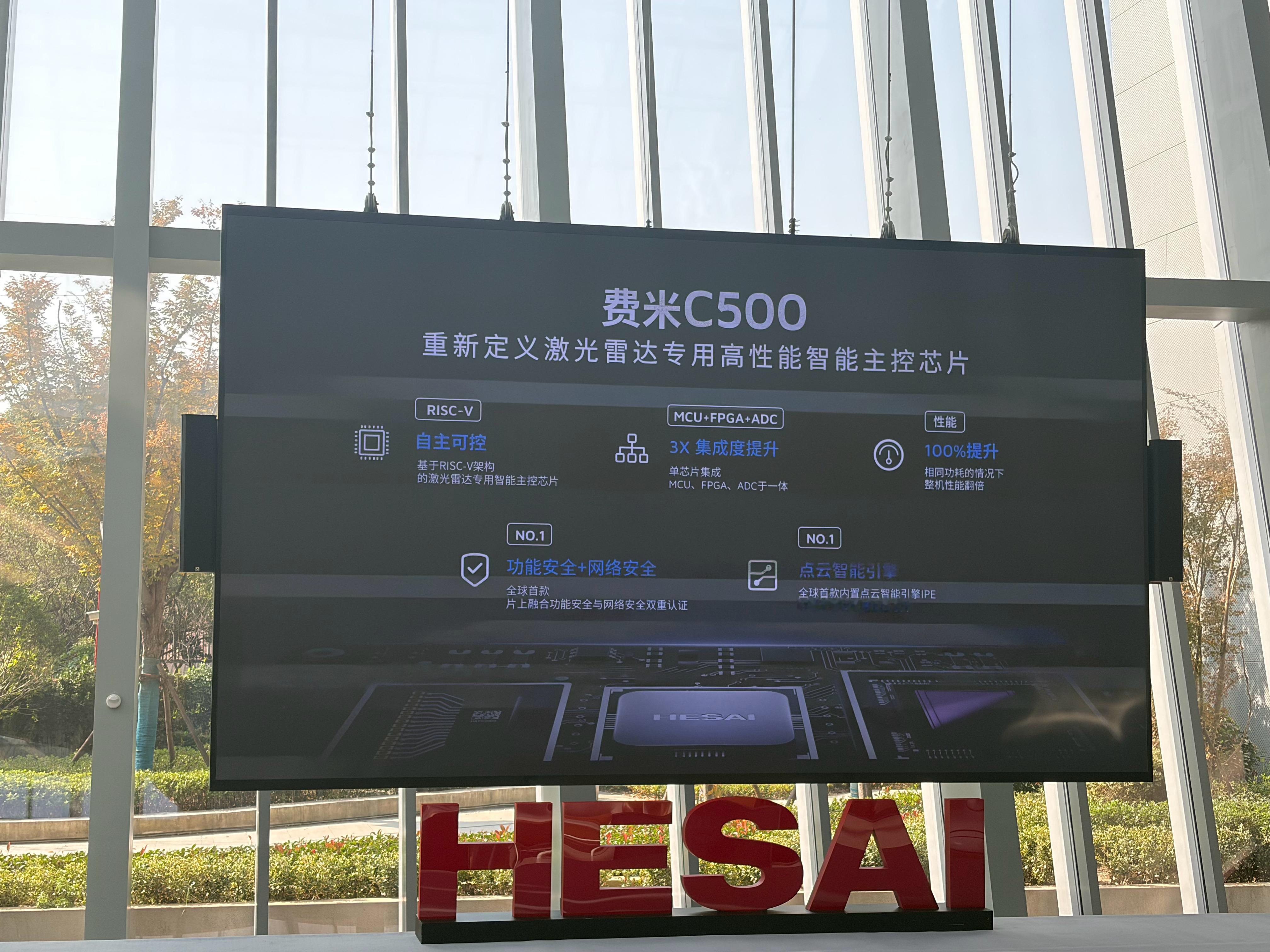 禾赛自研芯片和半导体器件累计交付量：1.85亿颗，全球第一。 不过也强调，禾赛自