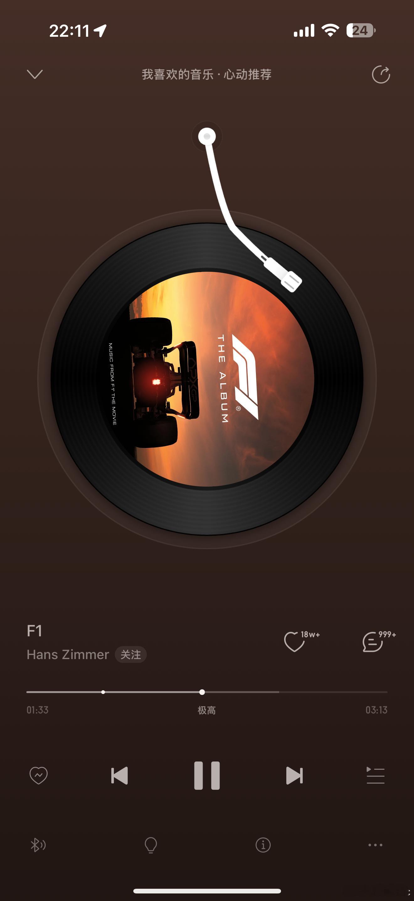 真是这样，电影F1确实是视听盛宴… ​​​