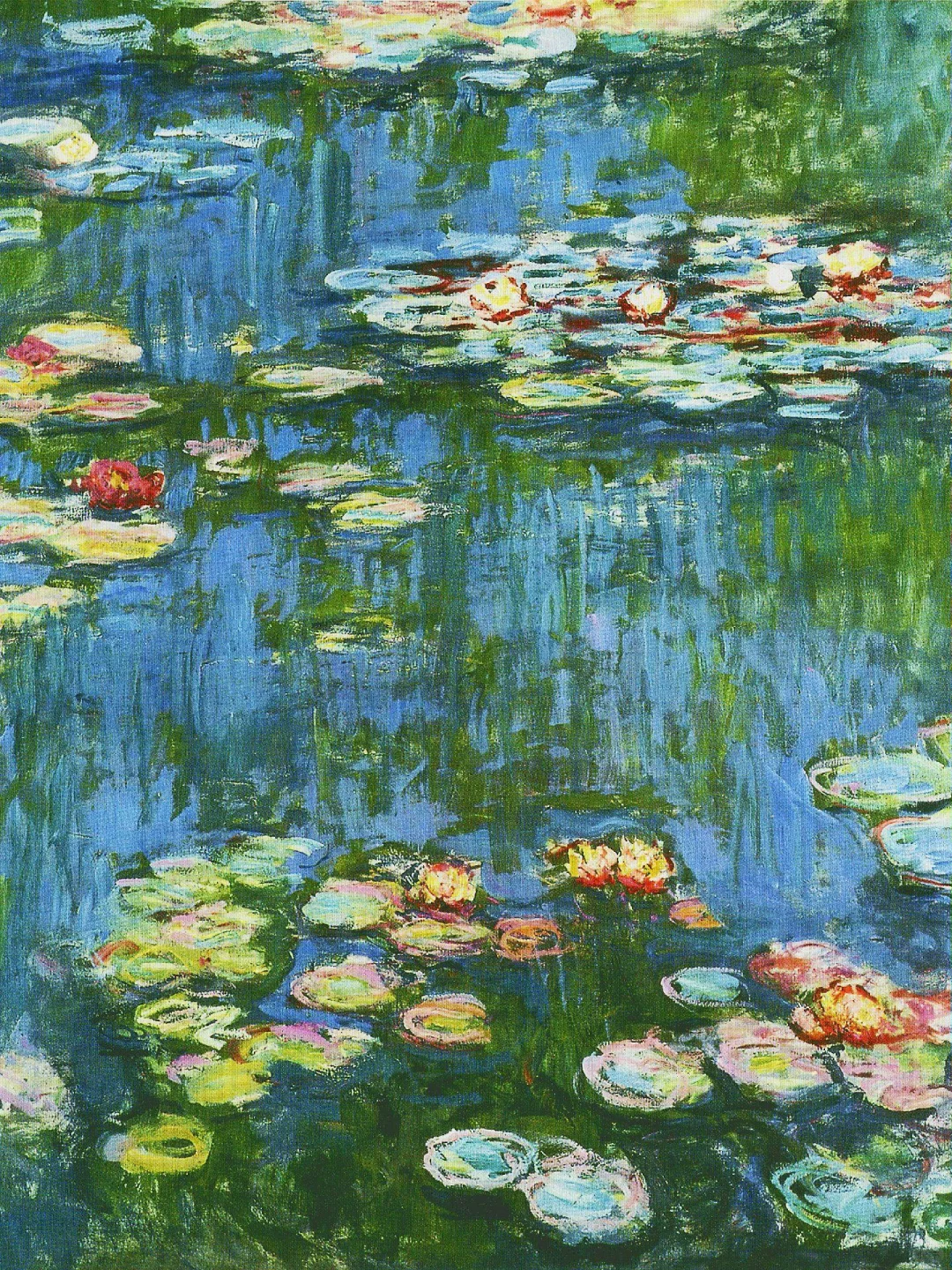 莫奈的睡莲，色彩和细节太震撼了！