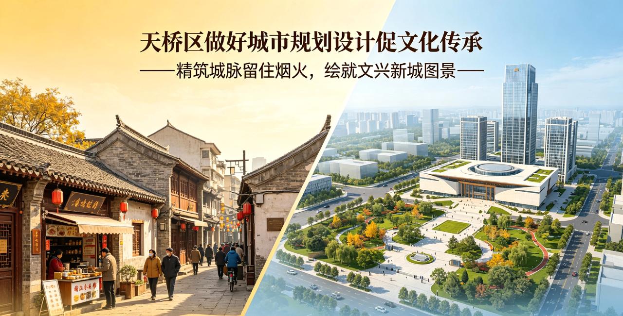 天桥区做好城市规划设计促文化传承——精筑城脉留住烟火，绘就文兴新城图景