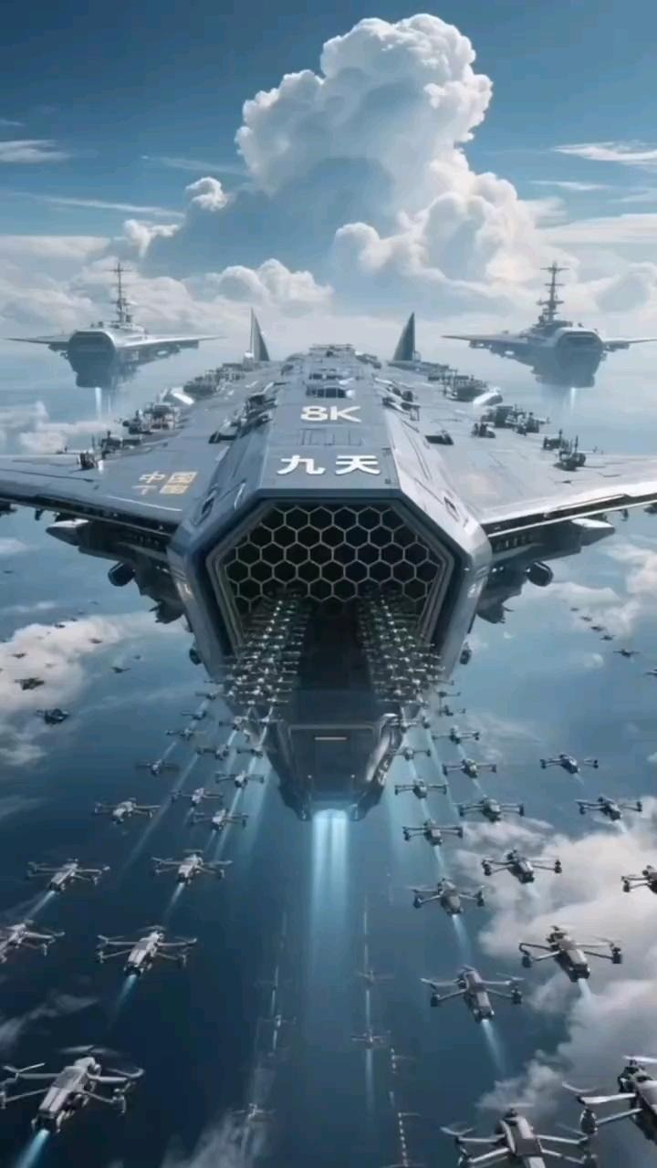 九天无人机首飞，如同「科幻大片」，12月11日，“九天”无人机在陕西蒲城完成首飞