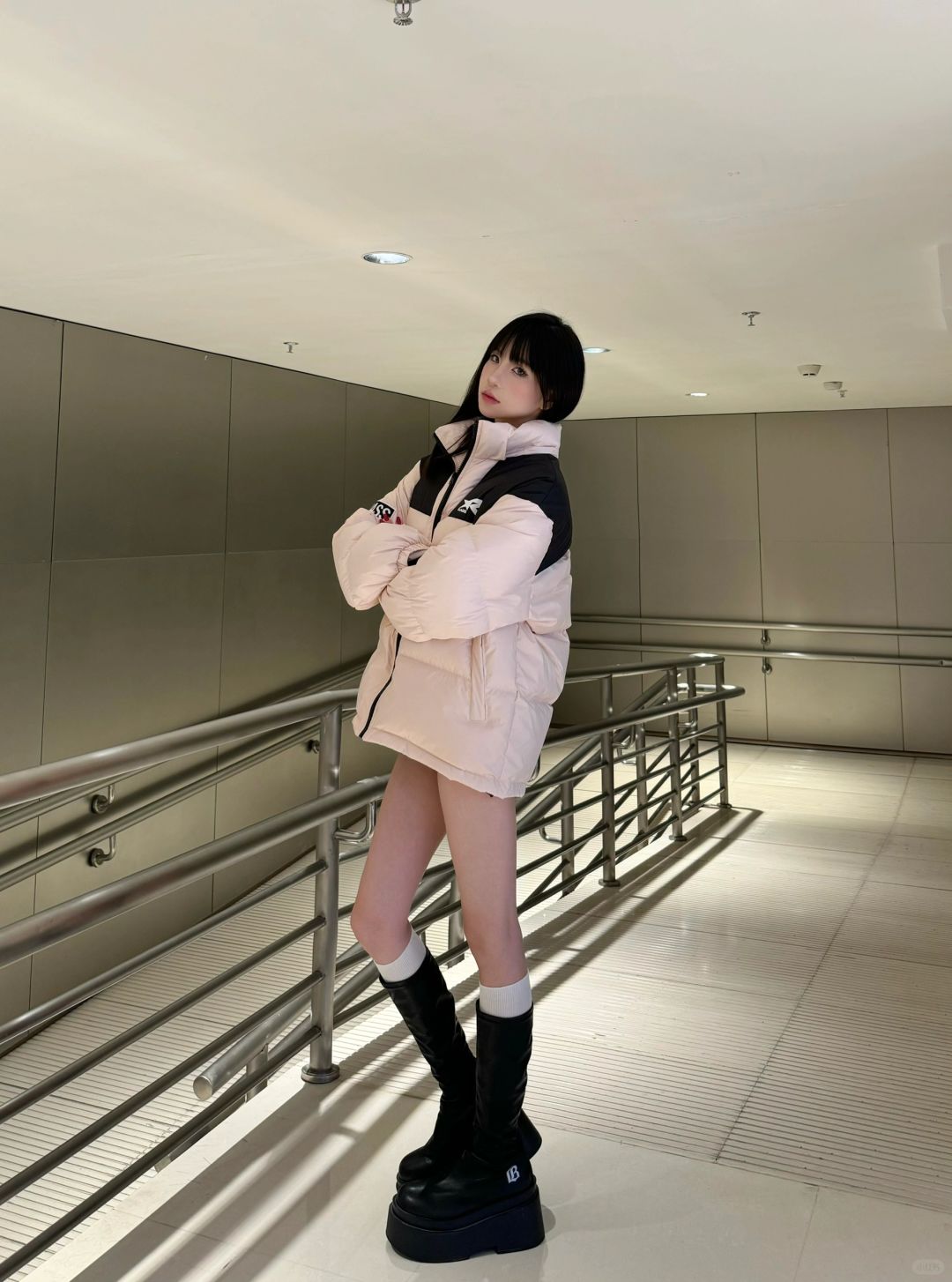 这件穿上巨保暖～