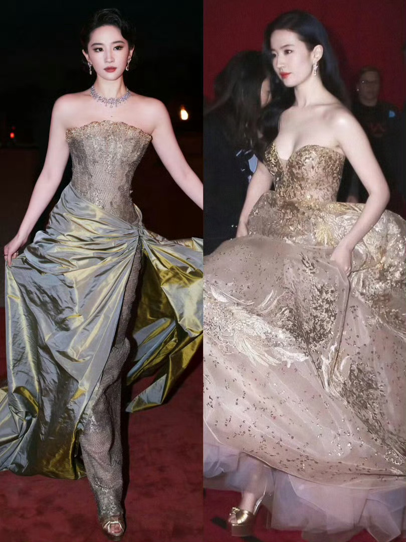 网友扒出刘亦菲最近穿得鞋子跟木兰全球首映礼一样的，里面是否暗示着什么（bu sh