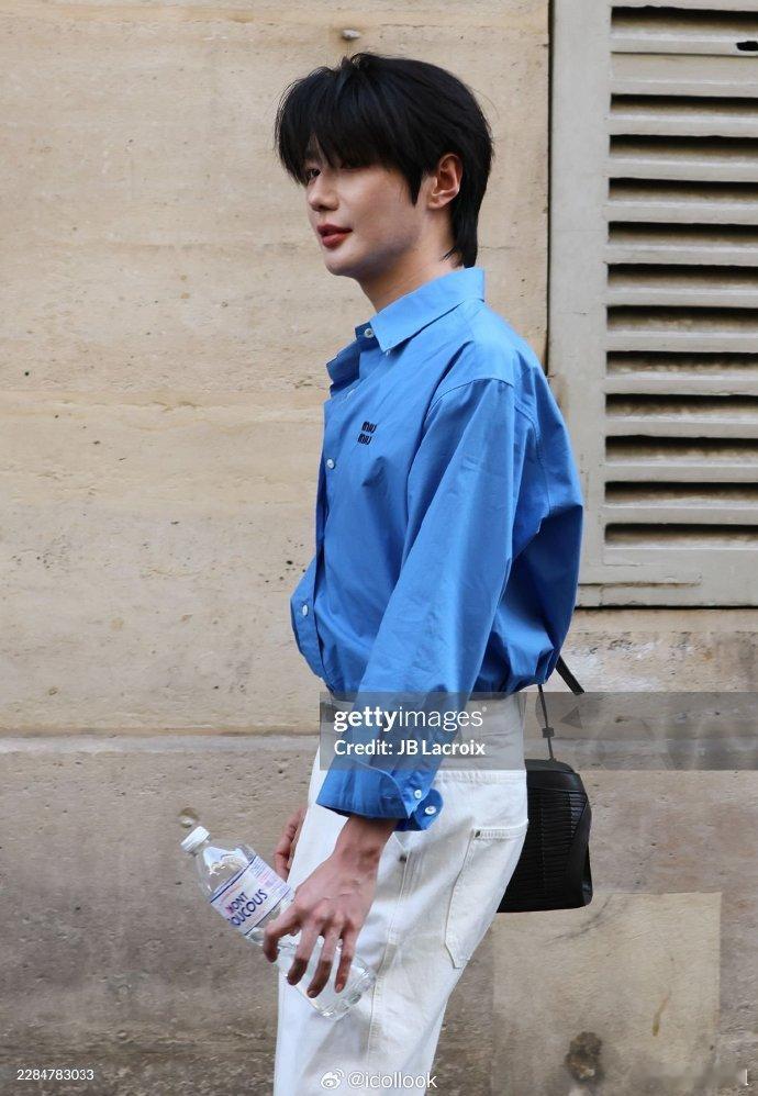 郝熠然抗住了 G 社镜头 G 社镜头下的郝熠然Getty Images 也就是圈