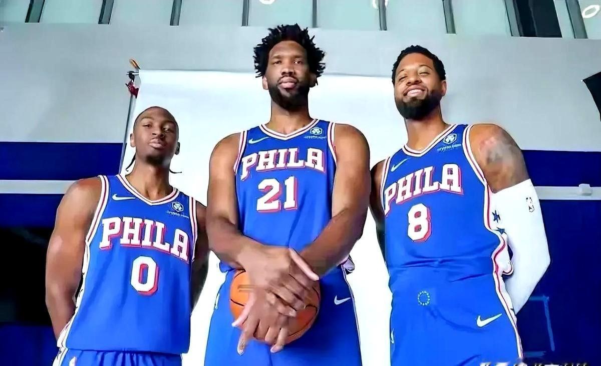 76人队目前打了15场比赛，看看76人队球员总得分排名！
马克西场场全勤，硬是投