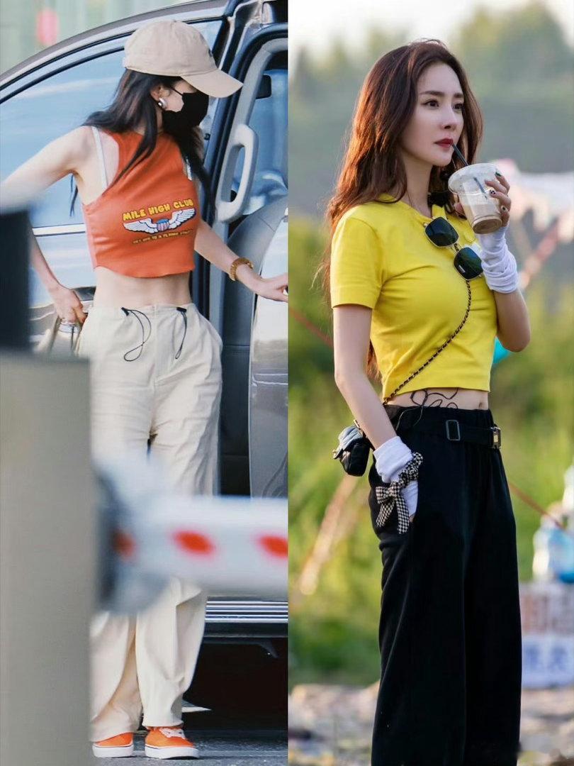 被杨幂的夏日穿搭硬控了见识到杨幂穿搭的权威了被杨幂的夏日穿搭硬控住了，谁懂一到夏