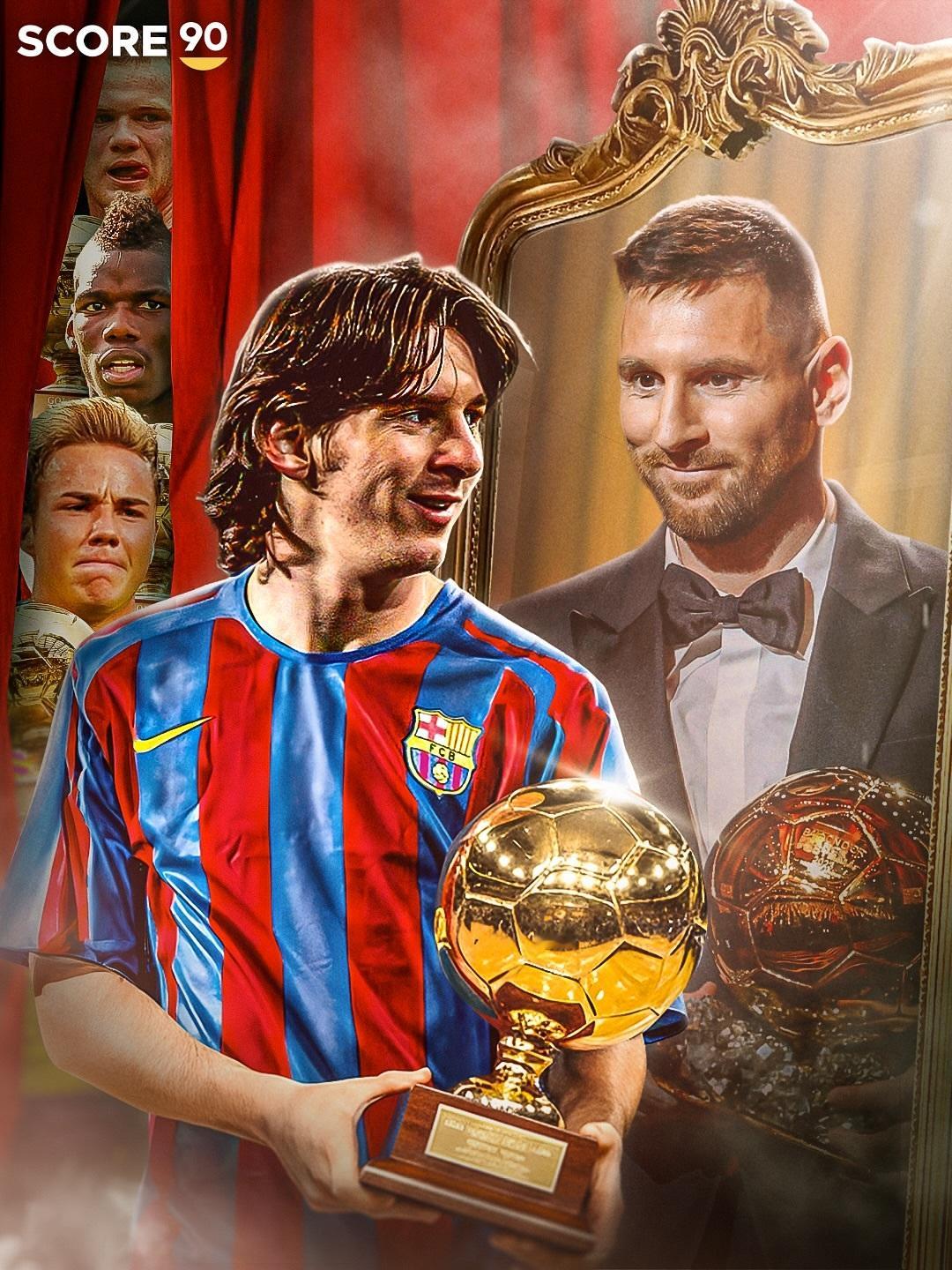 梅西是历史上唯一一位获得过金球奖的金童奖得主😧🏆梅西[超话] ​​​