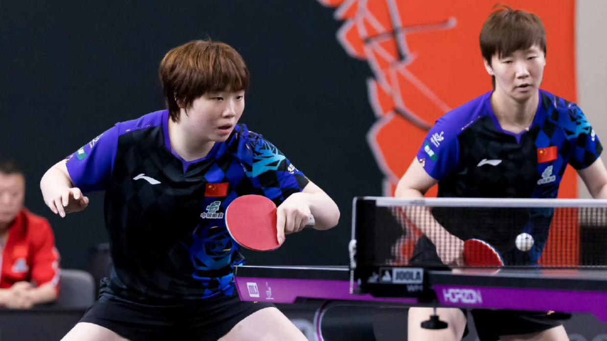 女双决赛对阵出炉！
中日争冠，蒯曼/王曼昱大战张本美和/早田希娜！

北京时间7