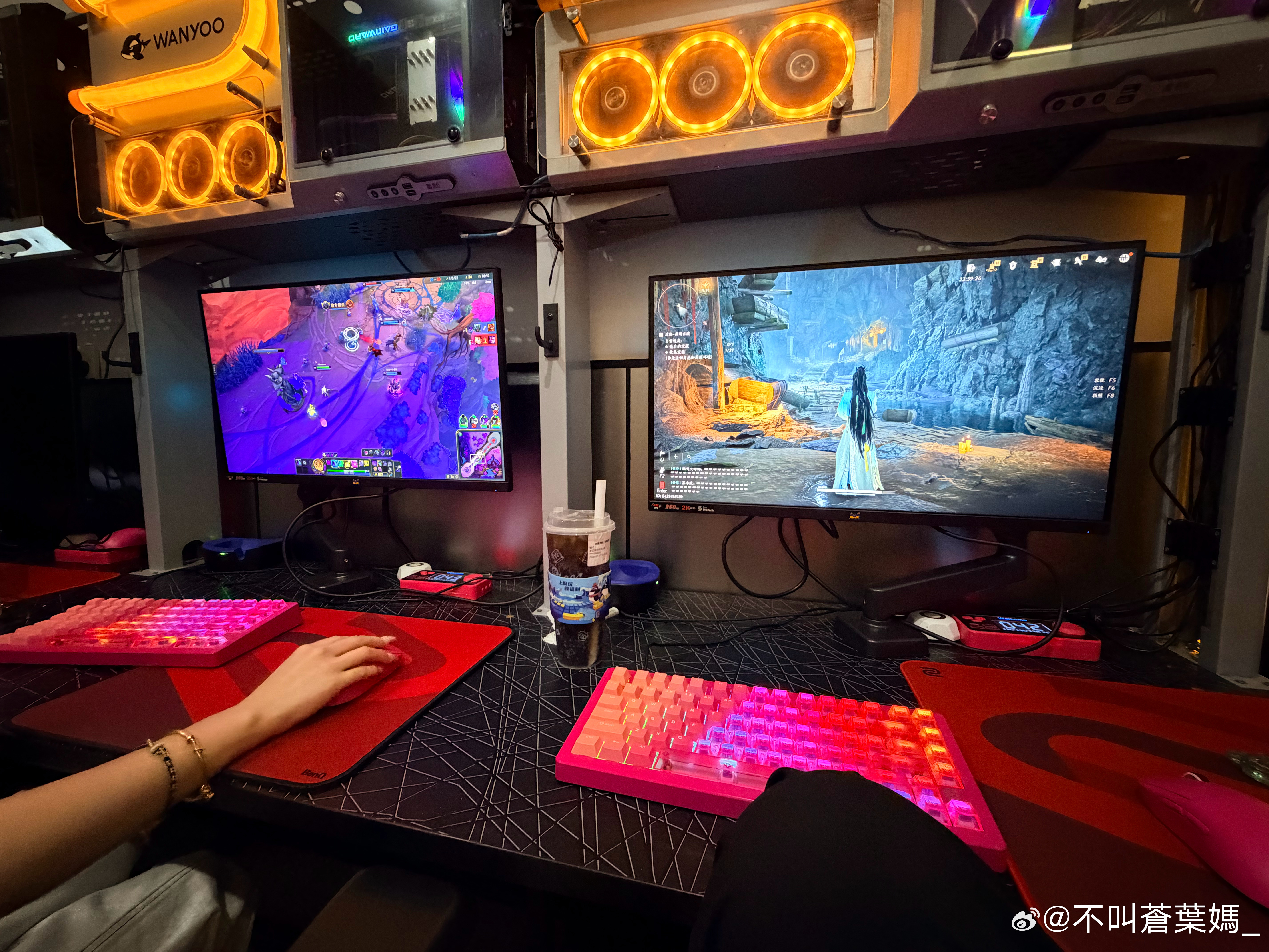 和你灰爹来一场说开就开的网吧⭐plog 已经习惯用电脑打燕云了，看到我瓜熟悉的画