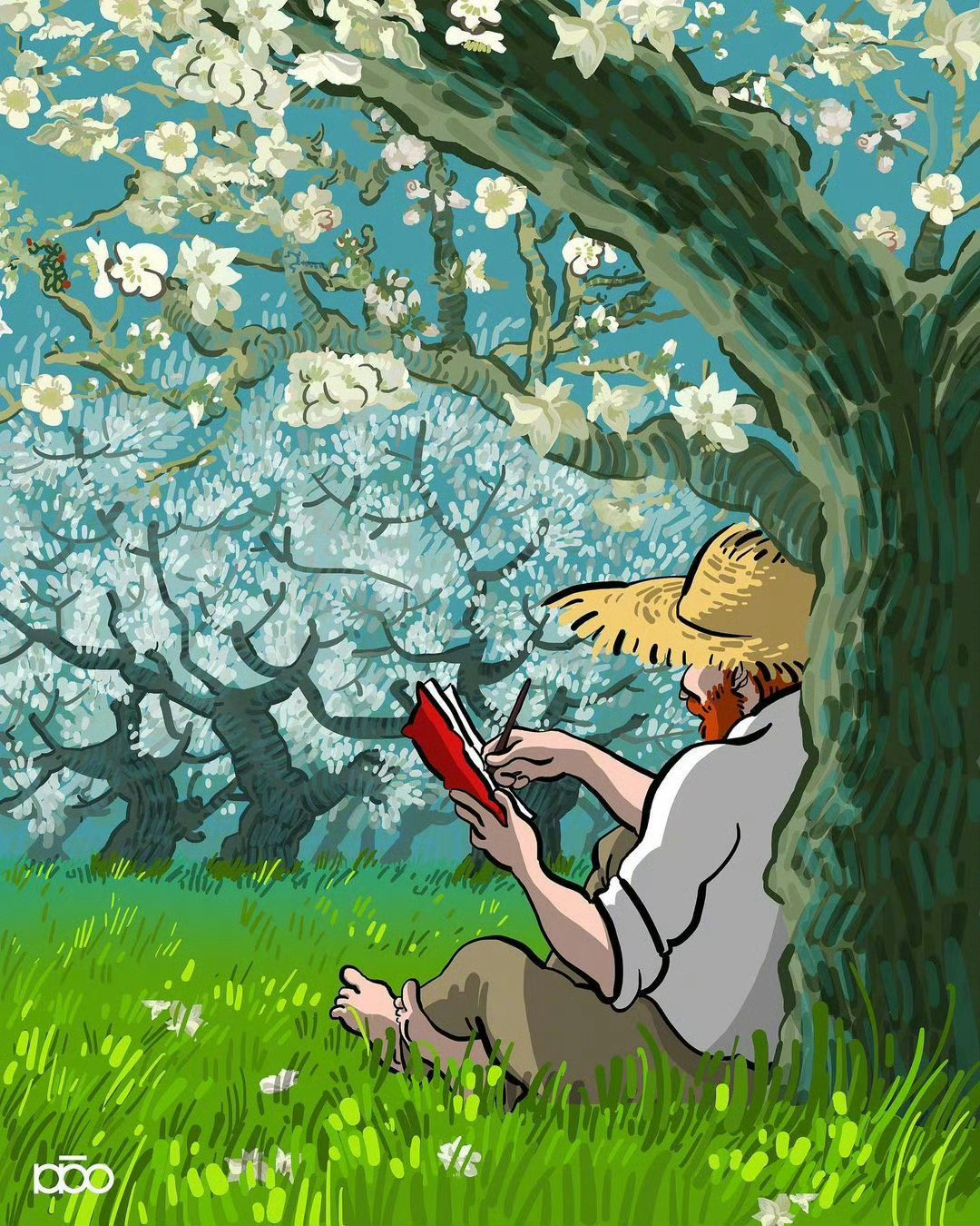 平行世界里的梵高梵高不只是饱受折磨的悲剧者，更是爱、人性与热忱的象征。🎨/伊朗