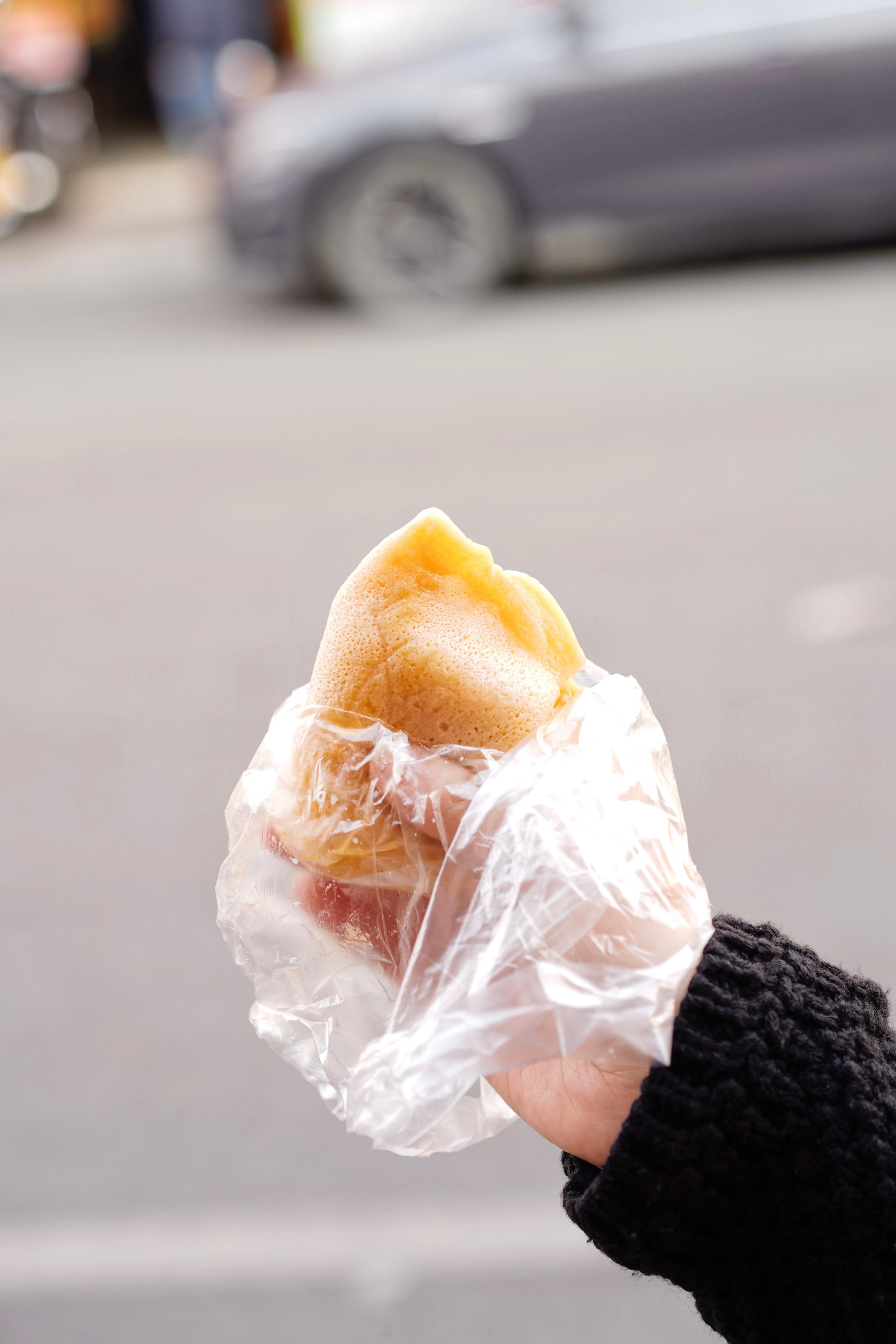 汕尾 | 陆丰◽️彭锦记鸡蛋饼(东门头店)没想到不是节假日鸡蛋饼都需要排队一会才