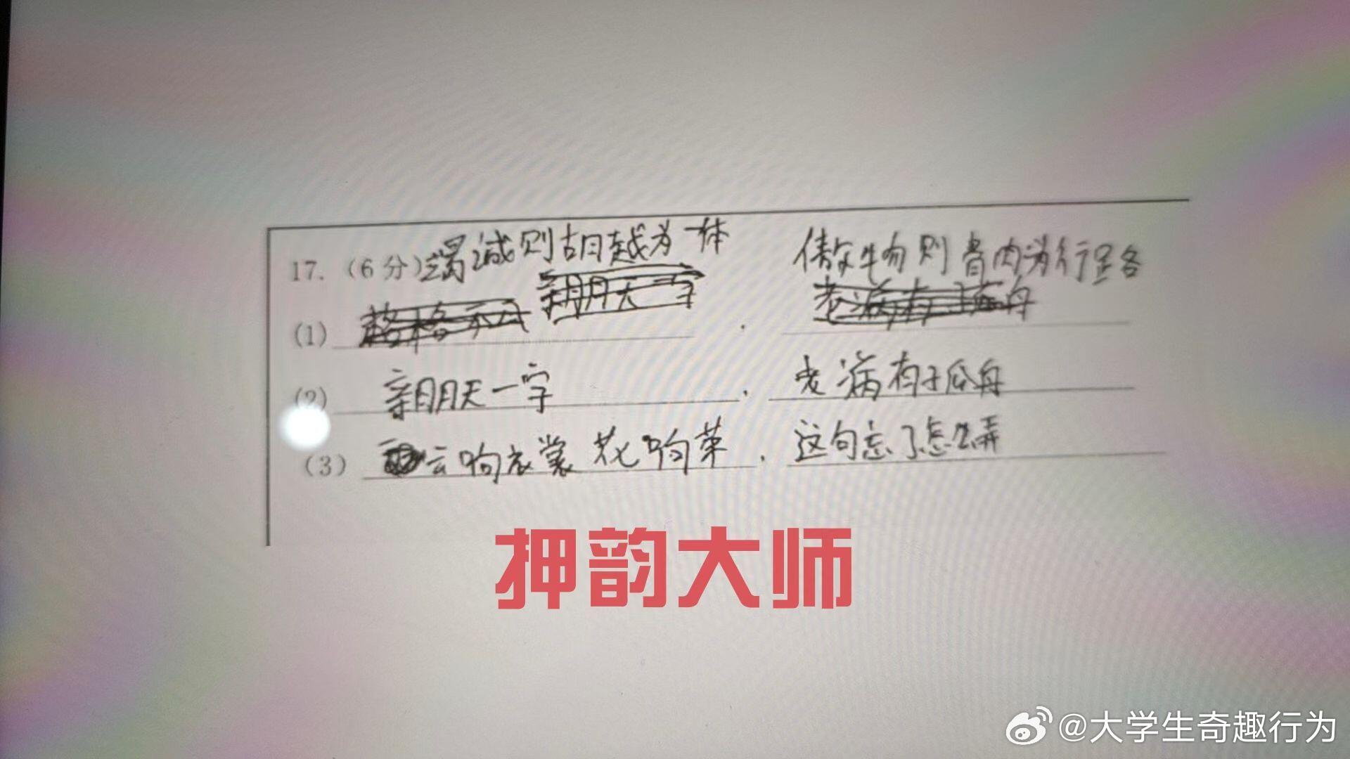 好想像学生的答案一样任性地活着 