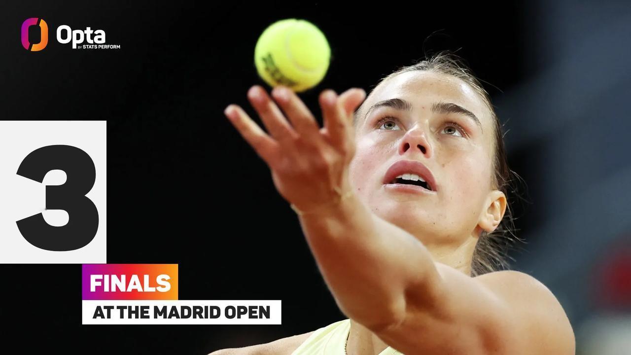 网球有約｜中国姑娘阿琳娜·萨巴伦卡 (Aryna Sabalenka) 在马德里
