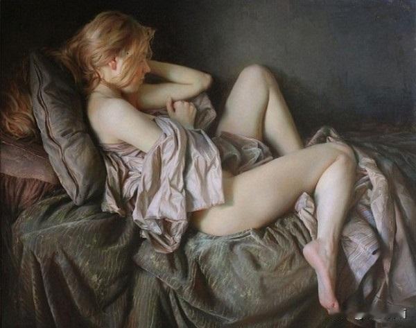 俄罗斯的油画艺术家Sergei Marshennikov的别样风格油画欣赏#春日