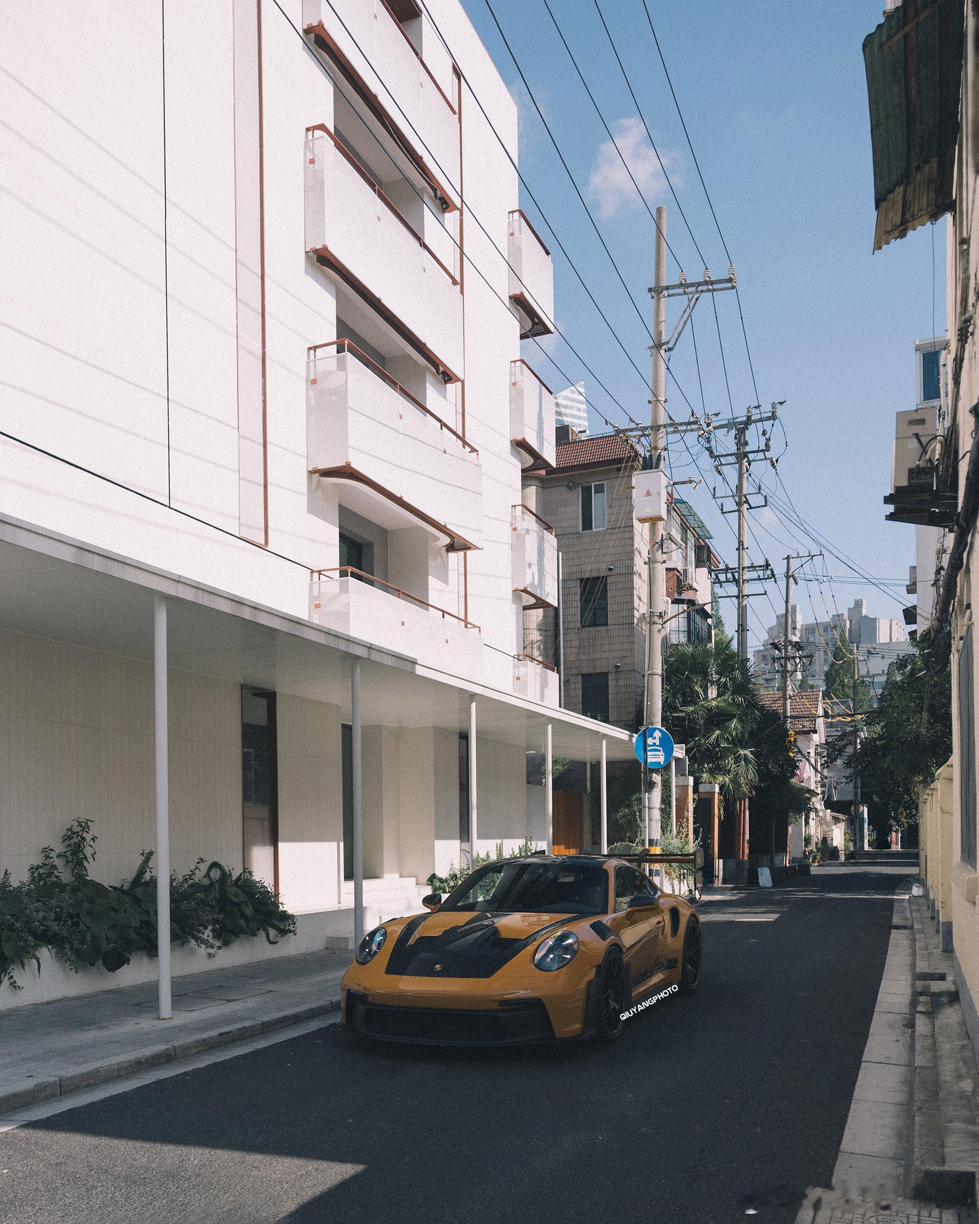 Porsche 992 GT3RS cars01豪车拍 难得来长宁区拍照[污]最