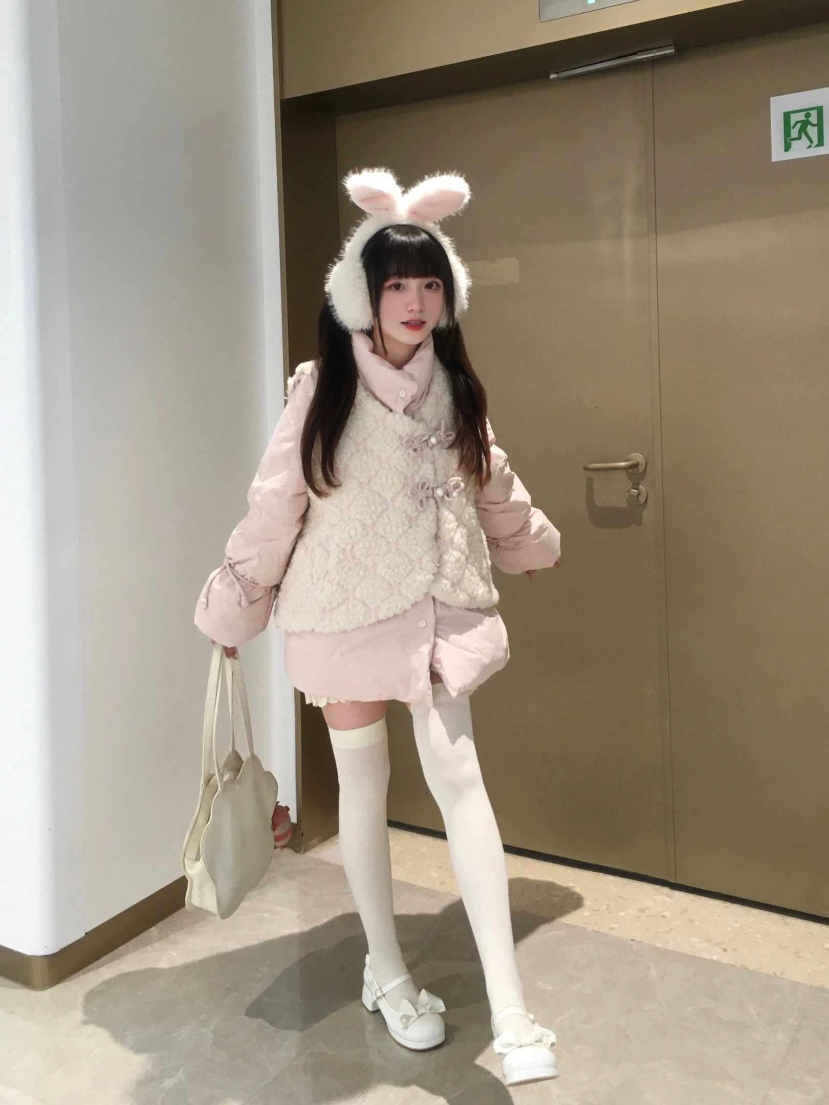 我趣！冬天的第一件羽绒服好甜！