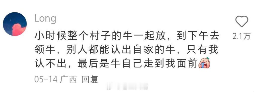 牛：没功夫跟你闹了，天黑了你不回我要回家了 ​​​