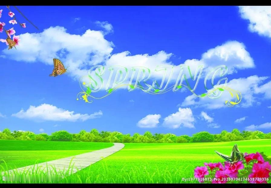 春风解冻，万物擎灯✨。新草破土于软土，枝头藏满青涩光亮，风也温柔，将人间慢慢点亮