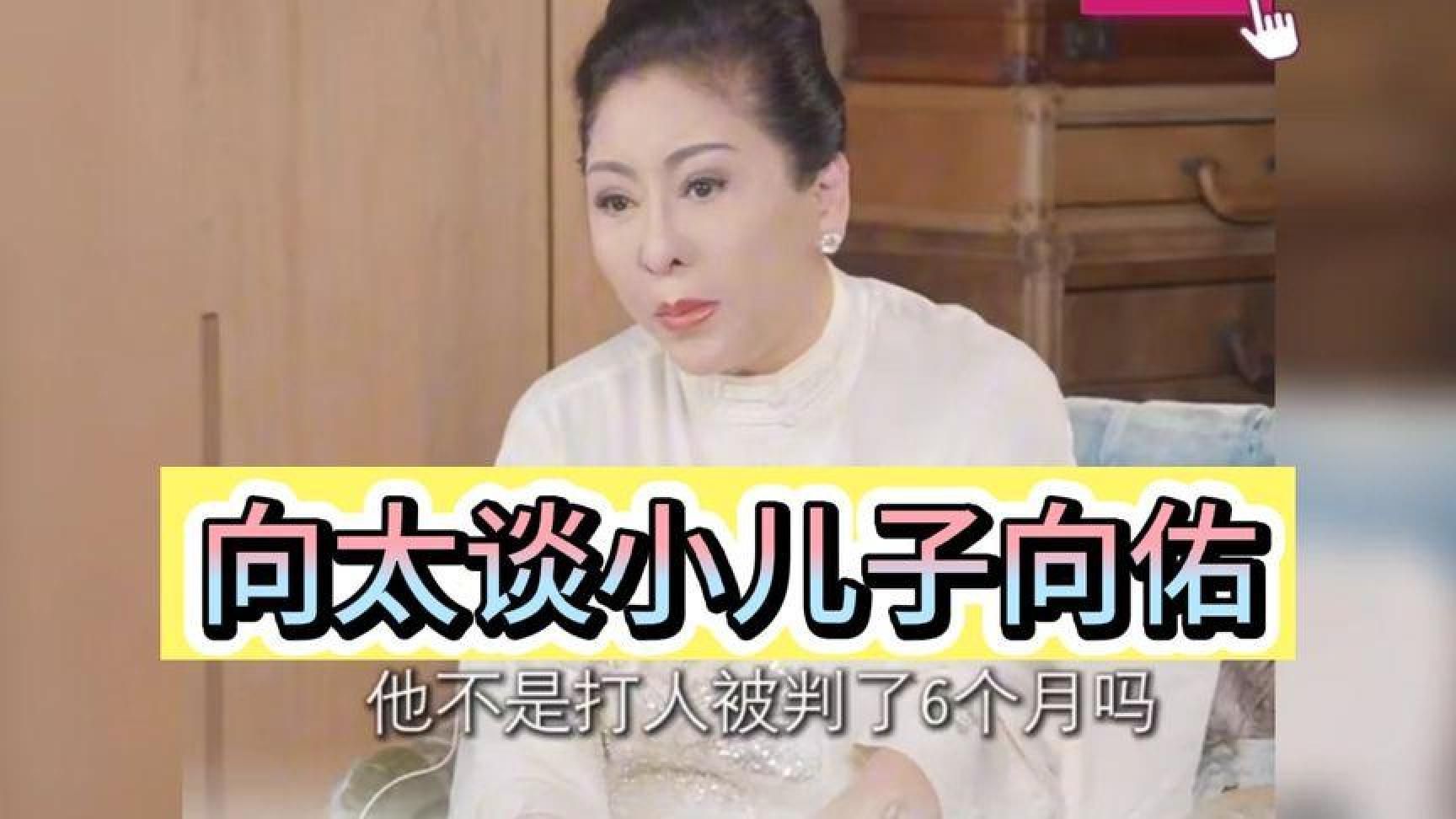 向太谈小儿子向佑怎么教都不成才，打人还跟别人说他爸是向华强！